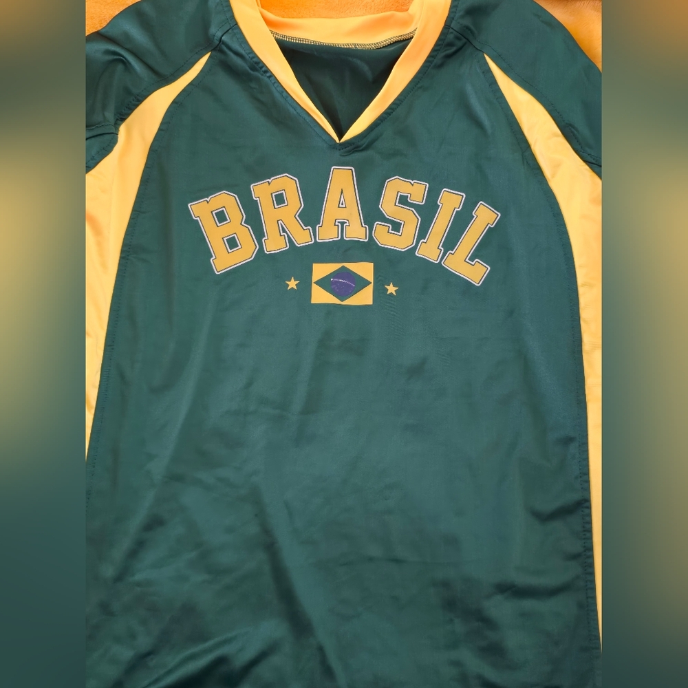 Green and Yellow Brasil Jersey